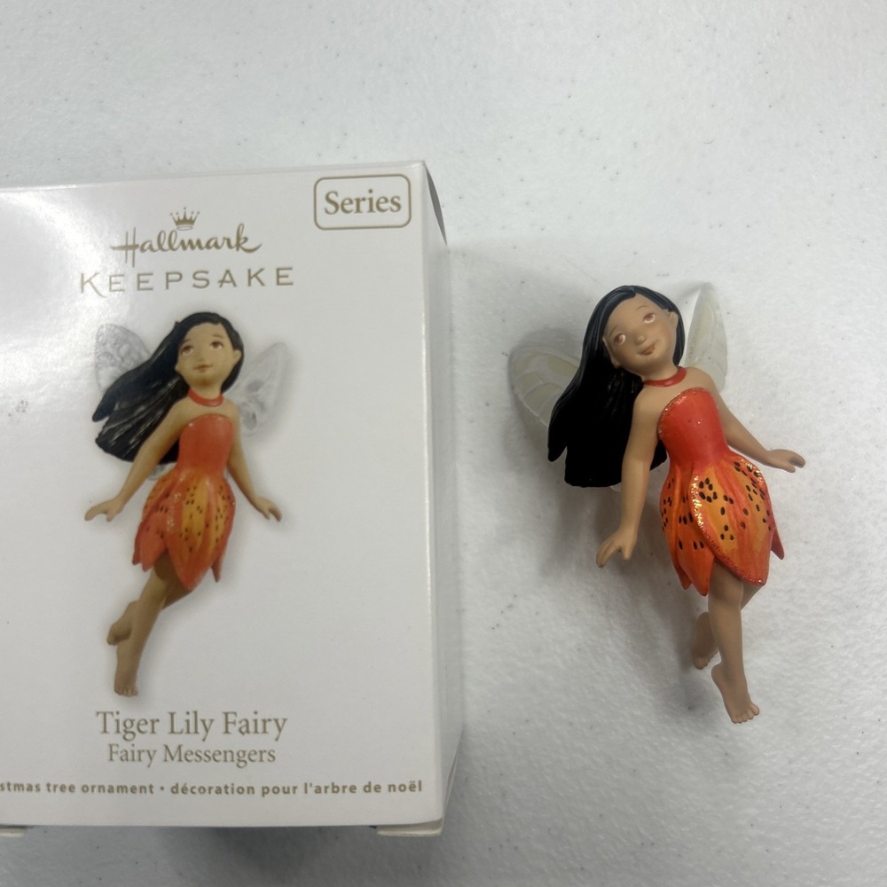 2012 Hallmark Keepsake Christmas Ornament Tiger Lily Fairy 8th Messenger Series